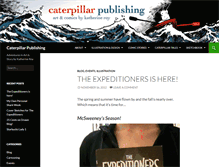 Tablet Screenshot of caterpillarpublishing.com